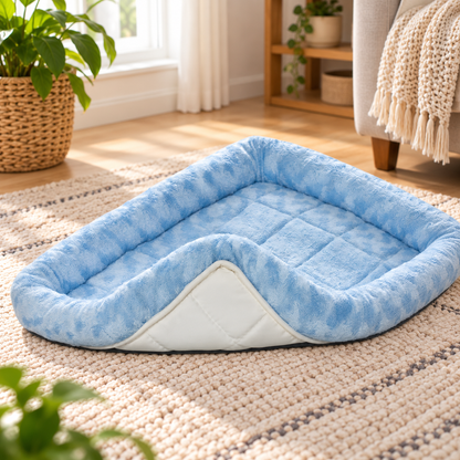 Cozy Bolster Crate Dog Bed