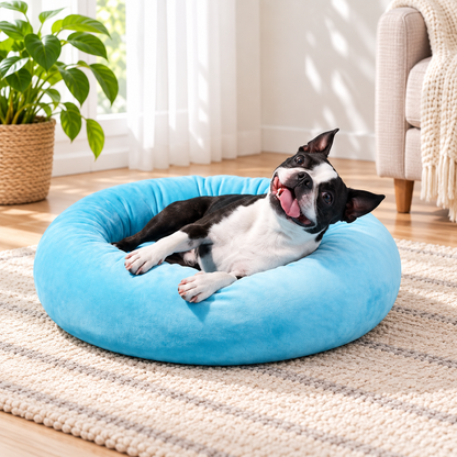 Soft Squishy Round Pet Bed