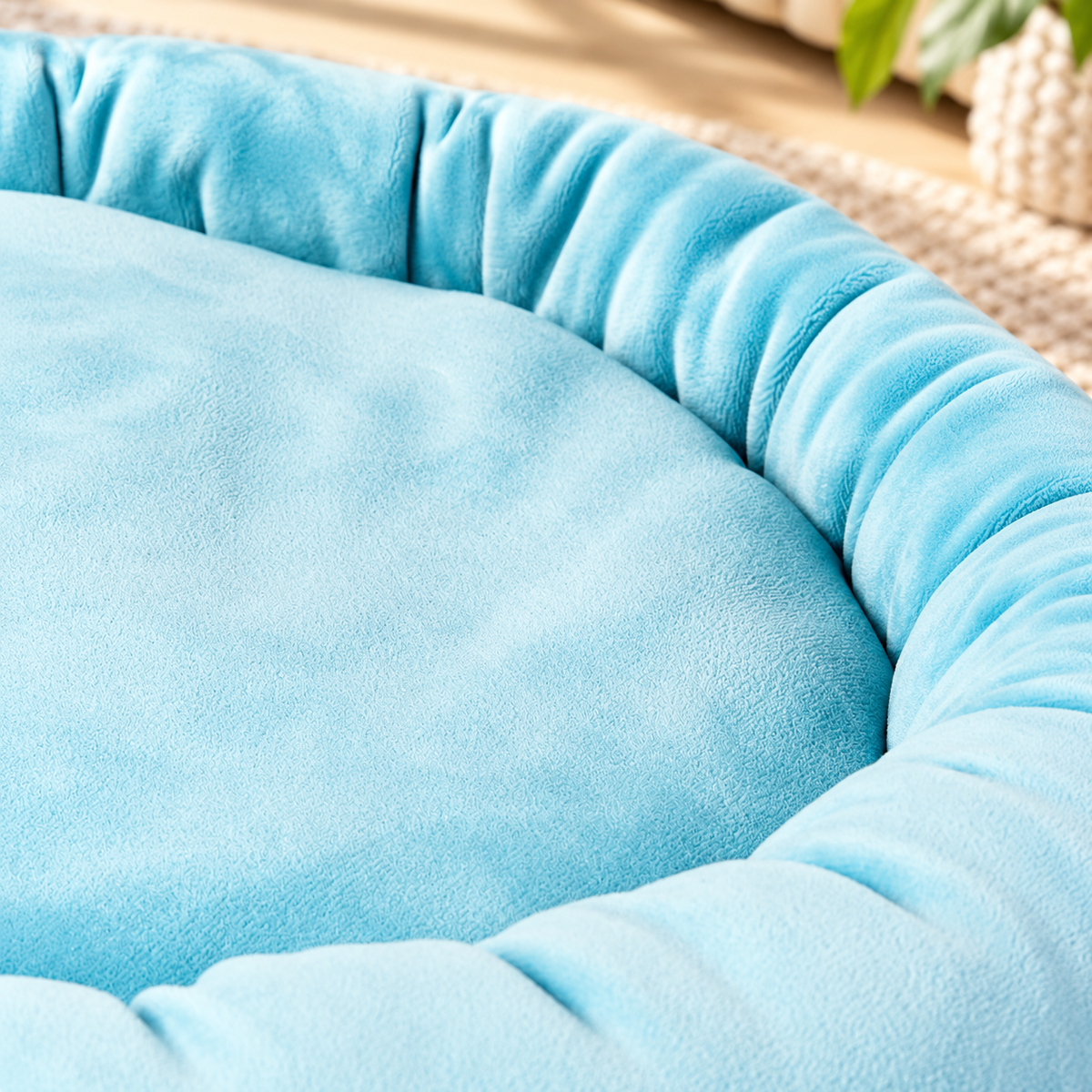 Soft Squishy Round Pet Bed